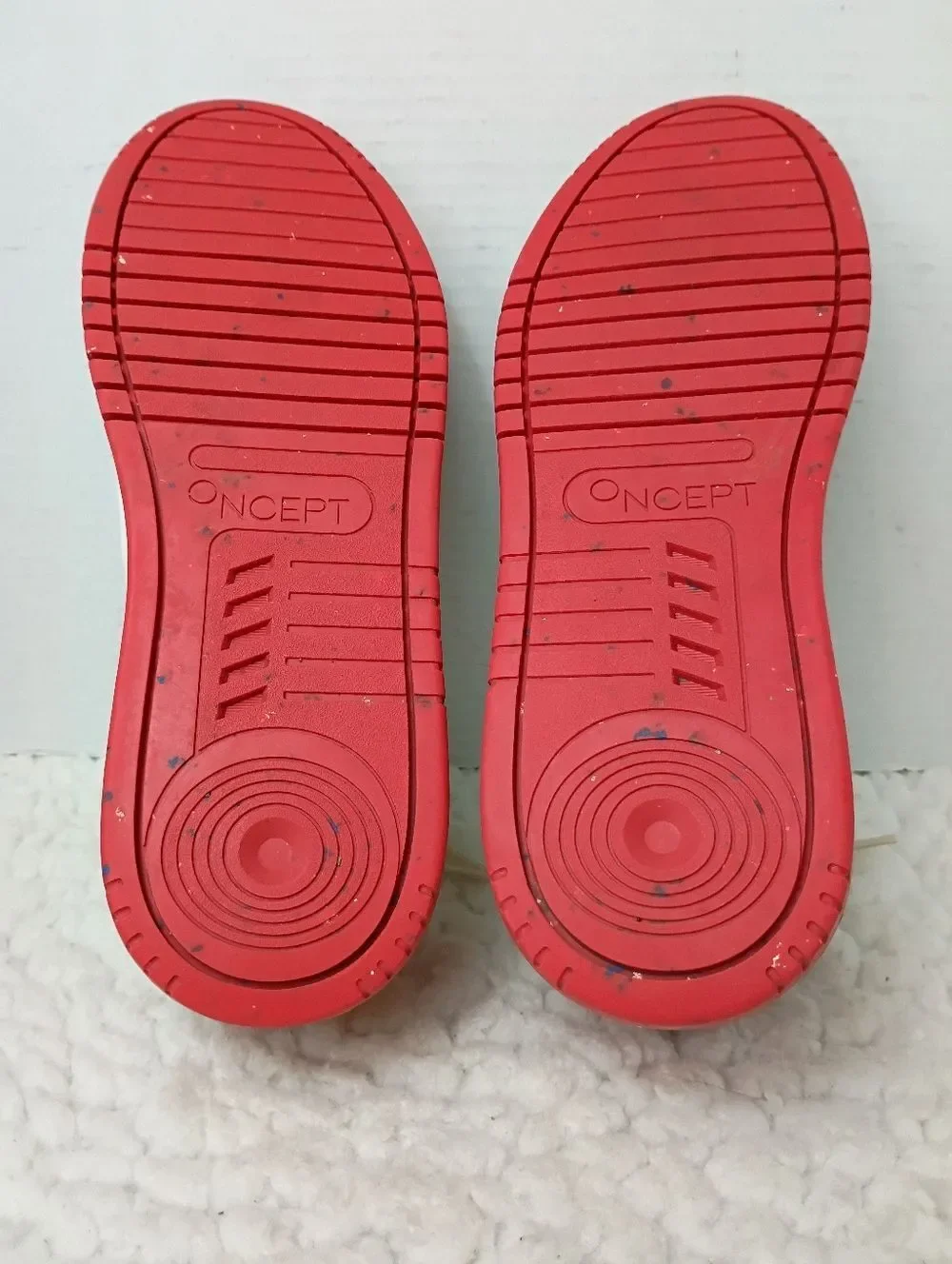 Oncept Phoenix Low Top Sneaker Retro Red Leather Women's 8.5 Luxury Casual Shoes